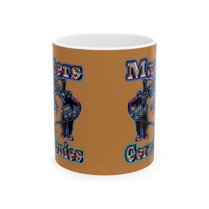 em cee squared - White Mug (light brown)