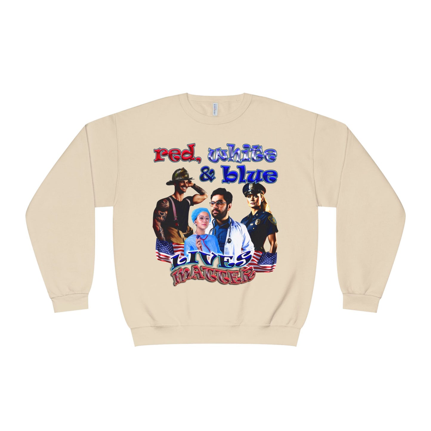 rw&b lives matter - Unisex NuBlend® Crewneck Sweatshirt