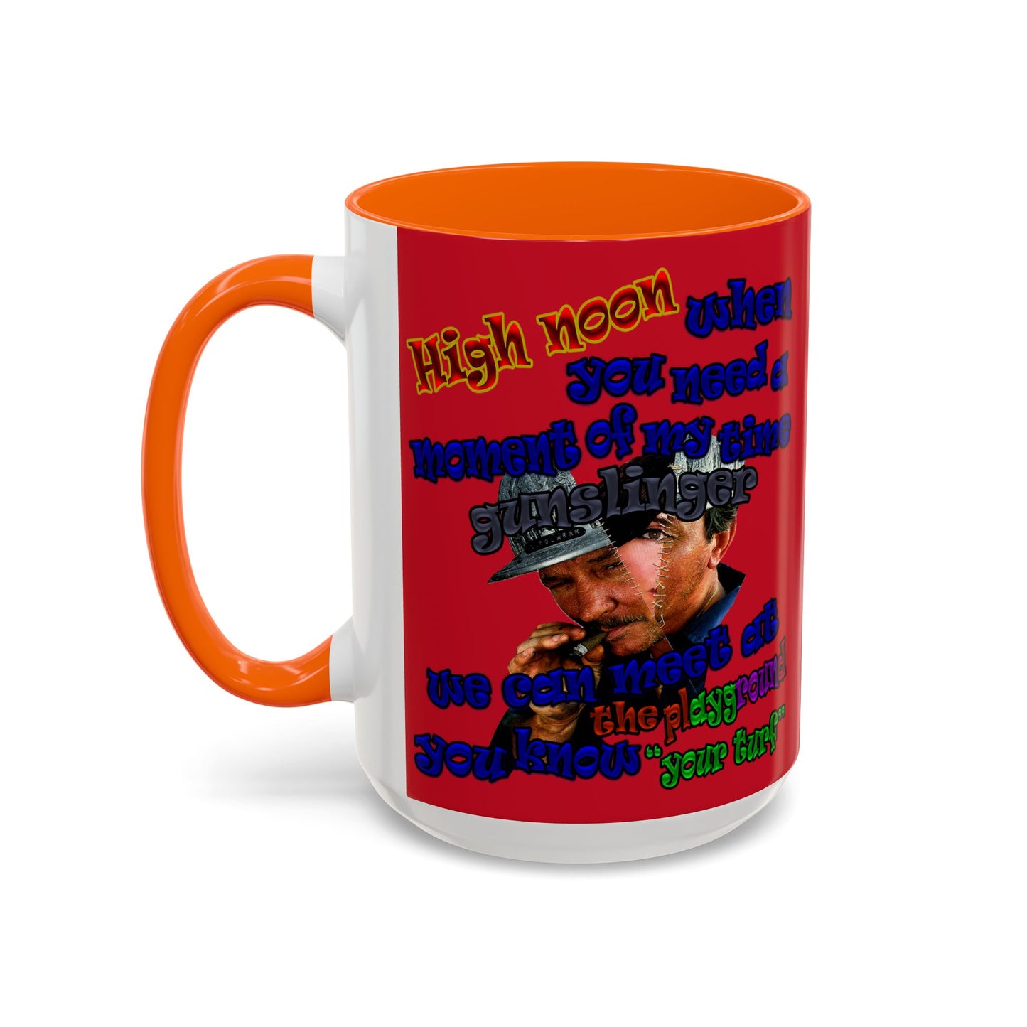 high noon - Accent Mug (dark red)