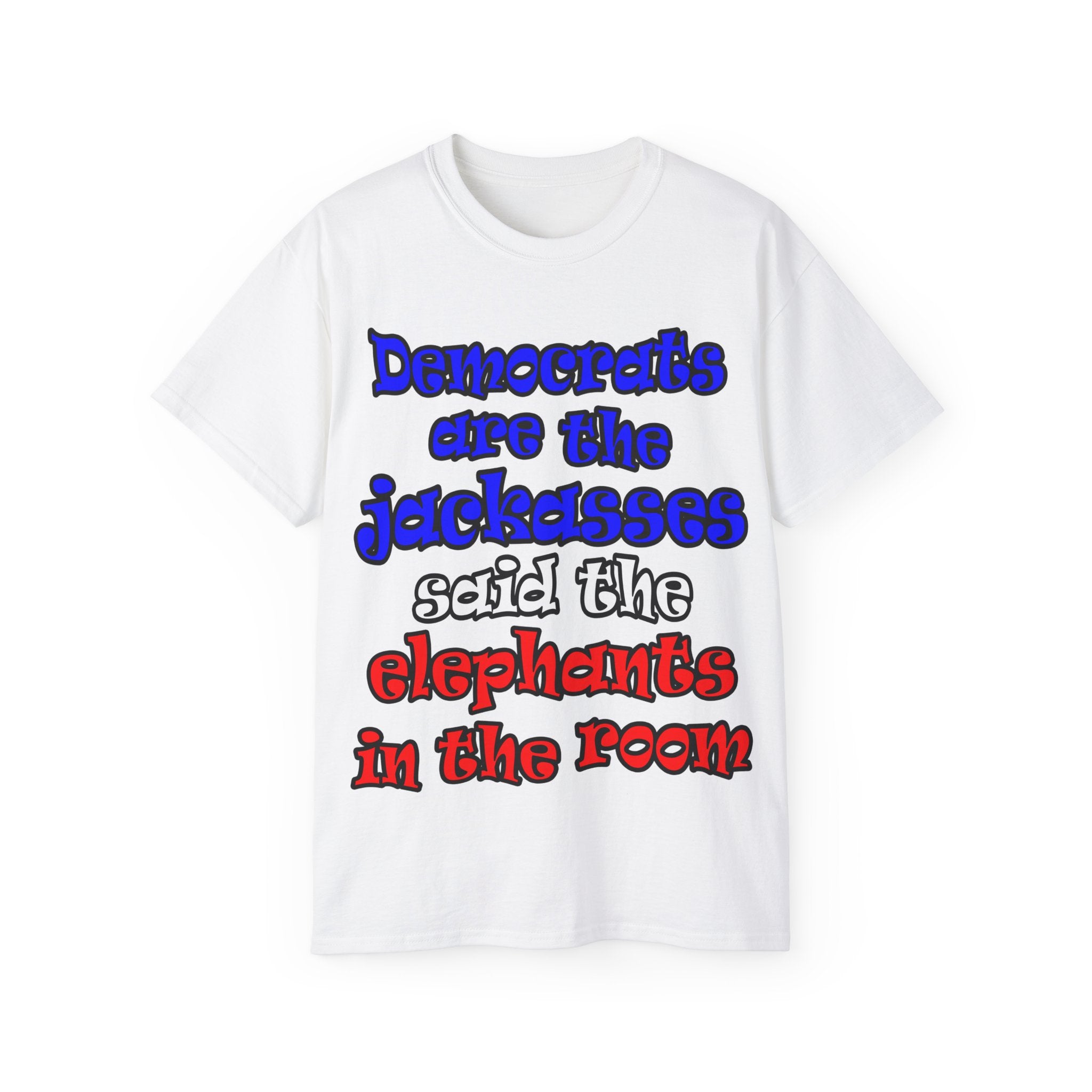 donkeys and elephants - Unisex Ultra Cotton Tee