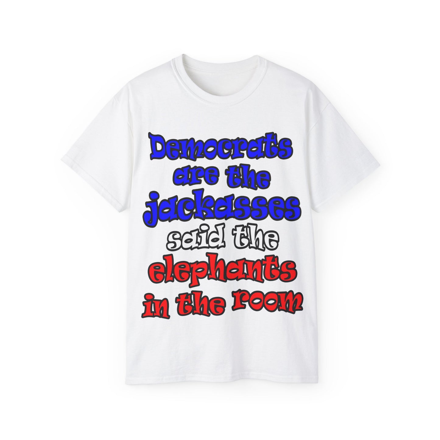 donkeys and elephants - Unisex Ultra Cotton Tee