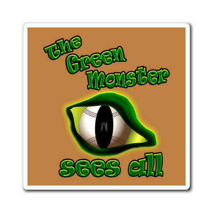green monster - Magnets - (light brown)