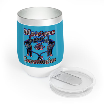 em cee squared - Chill Wine Tumbler (turquoise)