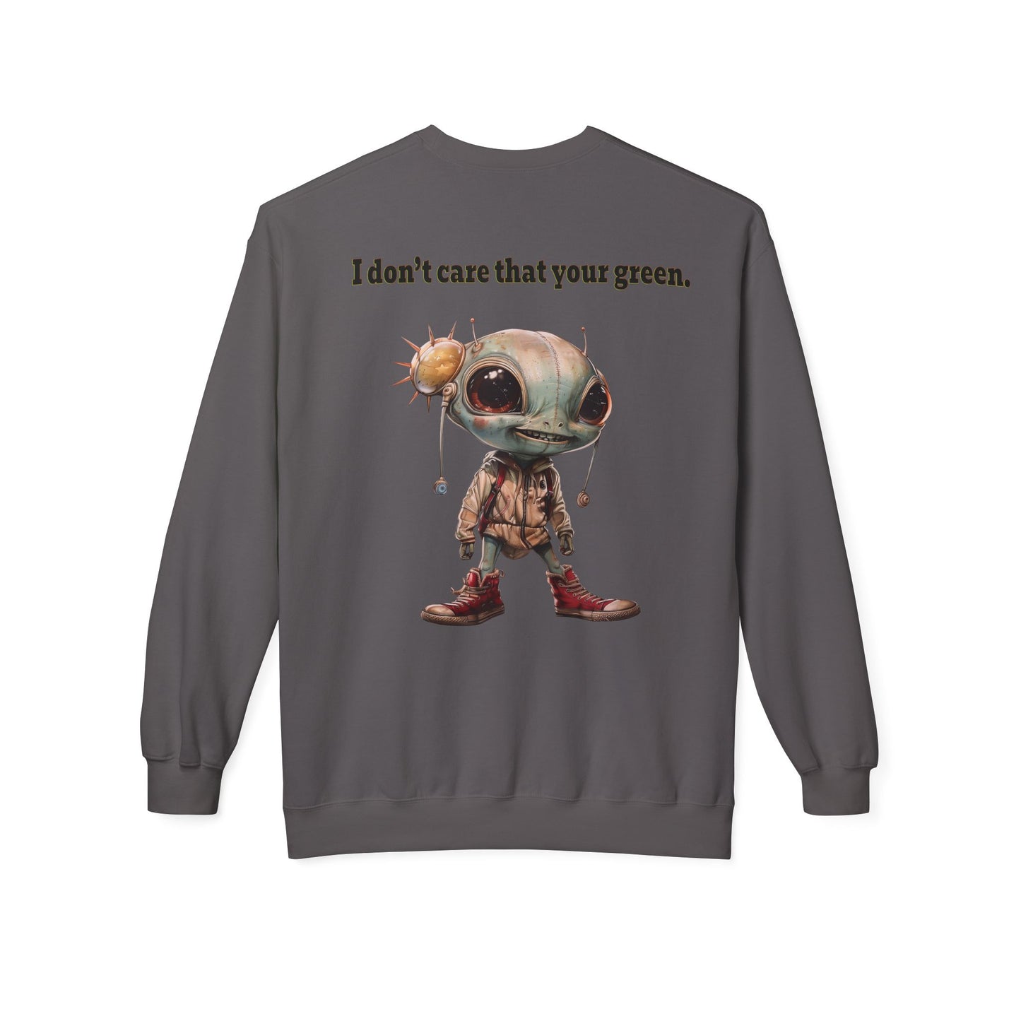 I don't care that your grey - Unisex Midweight Softstyle Fleece Crewneck Sweatshirt