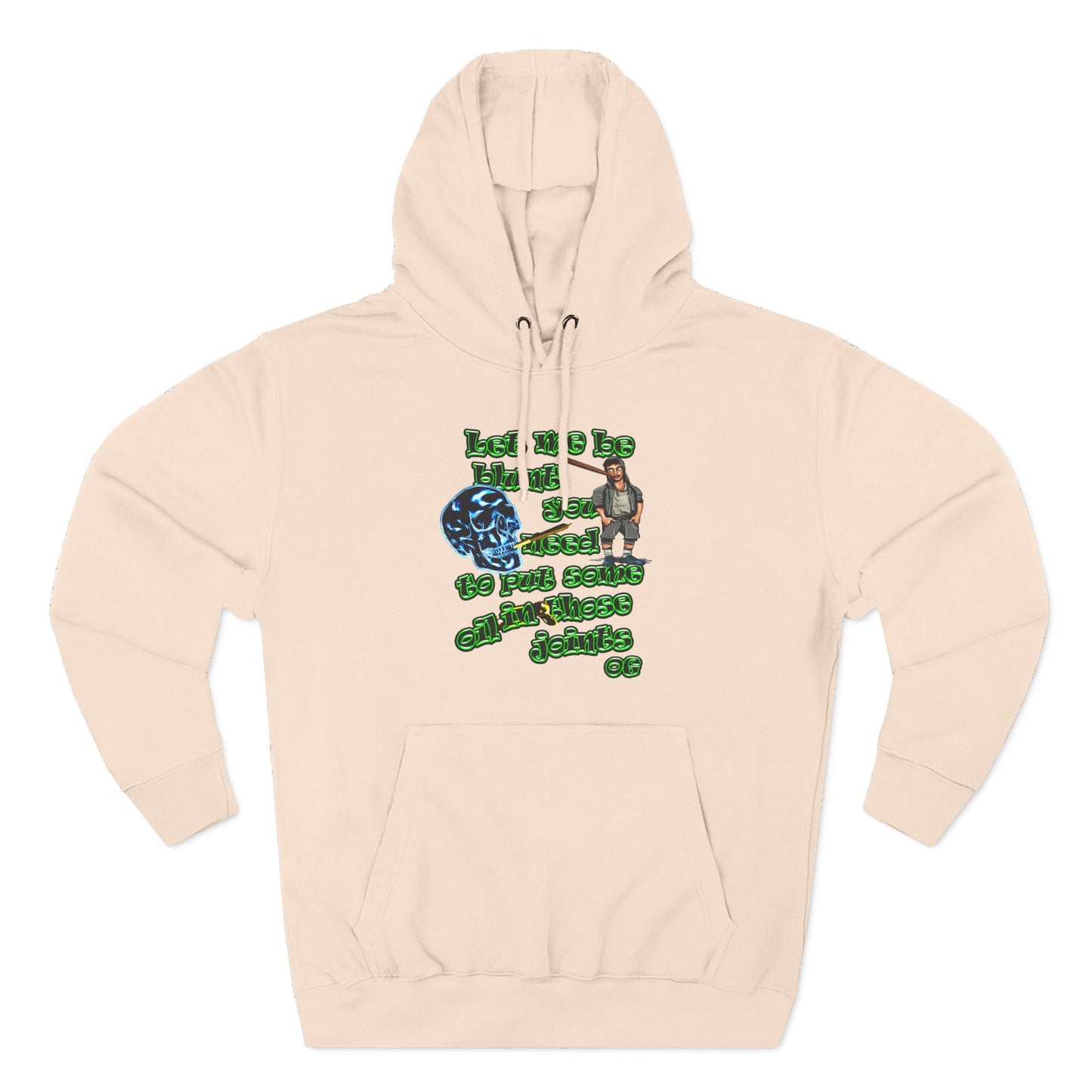 og - Three-Panel Fleece Hoodie