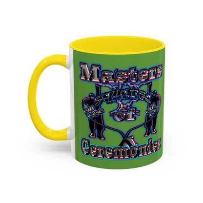 em cee squared - Accent Mug (green)