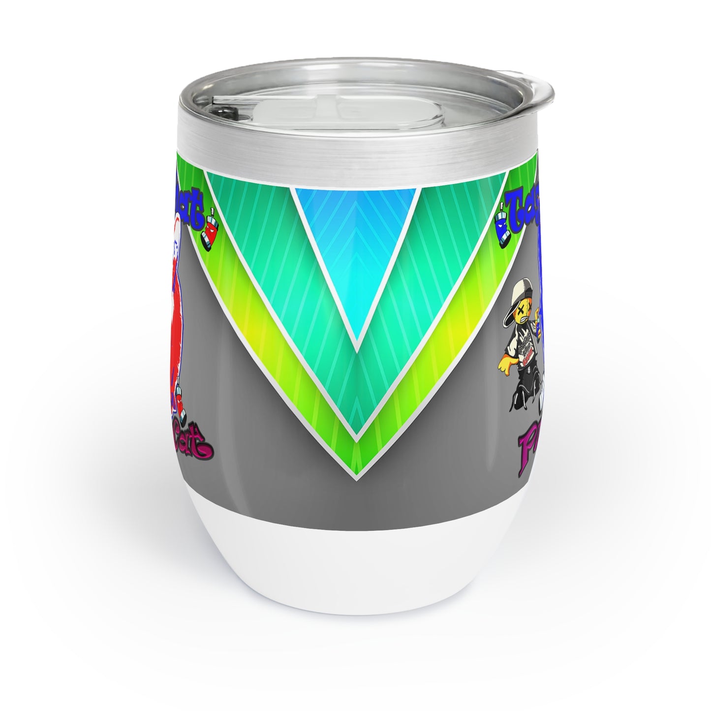 tag that - Chill Wine Tumbler (rainbow split)