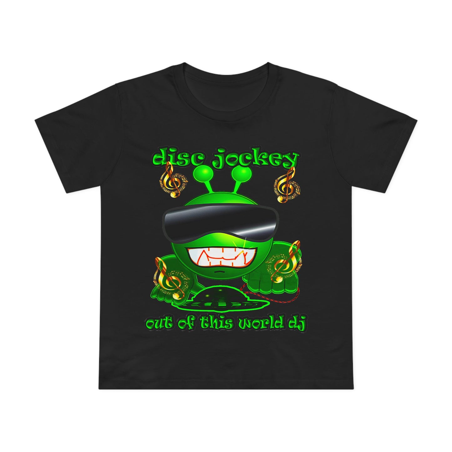 disc jockey - Women’s Maple Tee