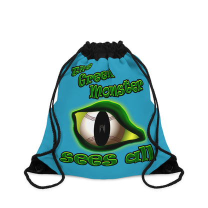 green monster - Drawstring Bag (turquoise)