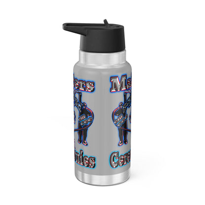 em cee squared - Gator Tumbler, 32oz (light grey)