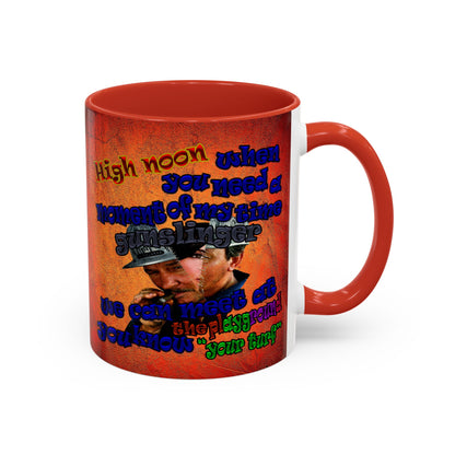 high noon - Accent Mug (burnt orange)