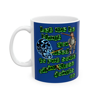 og - White Mug (dark blue)