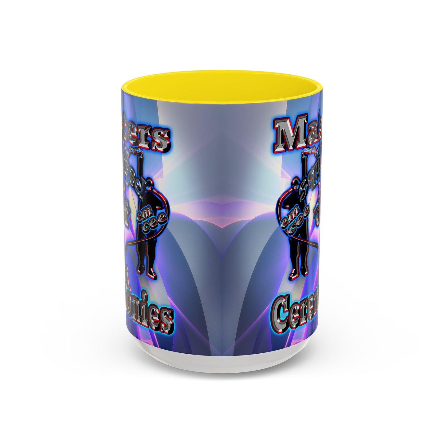 em cee squared - Accent Mug (grey-pink wave)