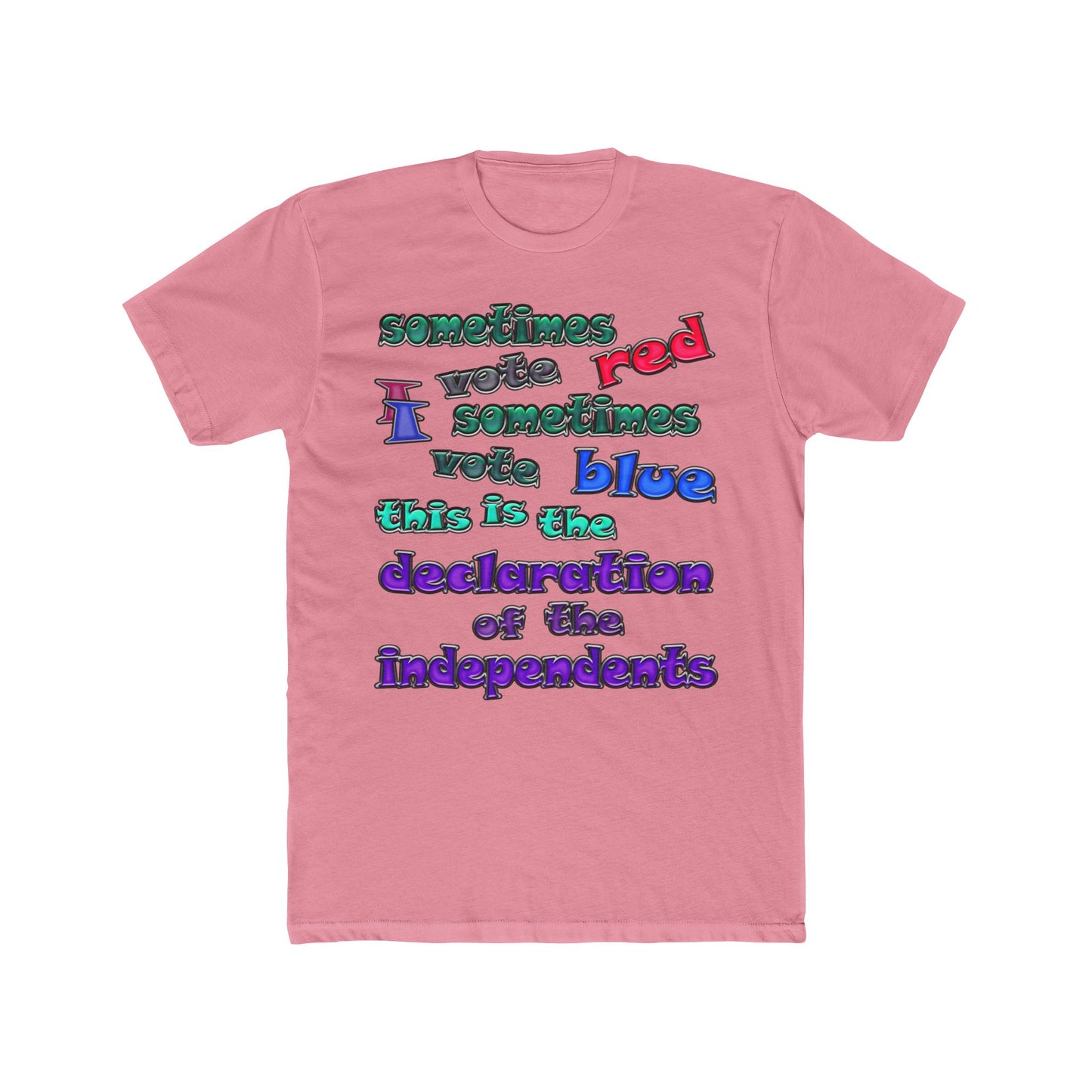 declaration of the independents - Men's Cotton Crew Tee