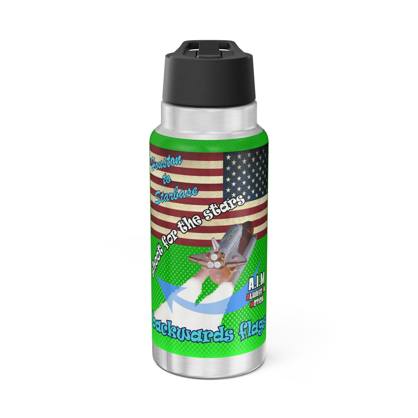 shoot for the stars - Gator Tumbler, 32oz (logo green)