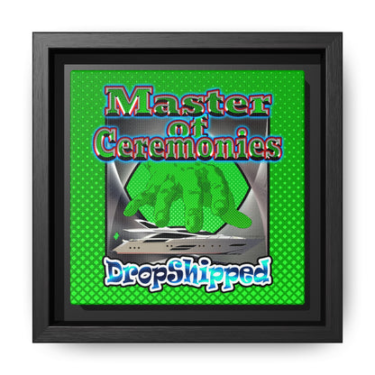 logo - framed canvas art (logo green)