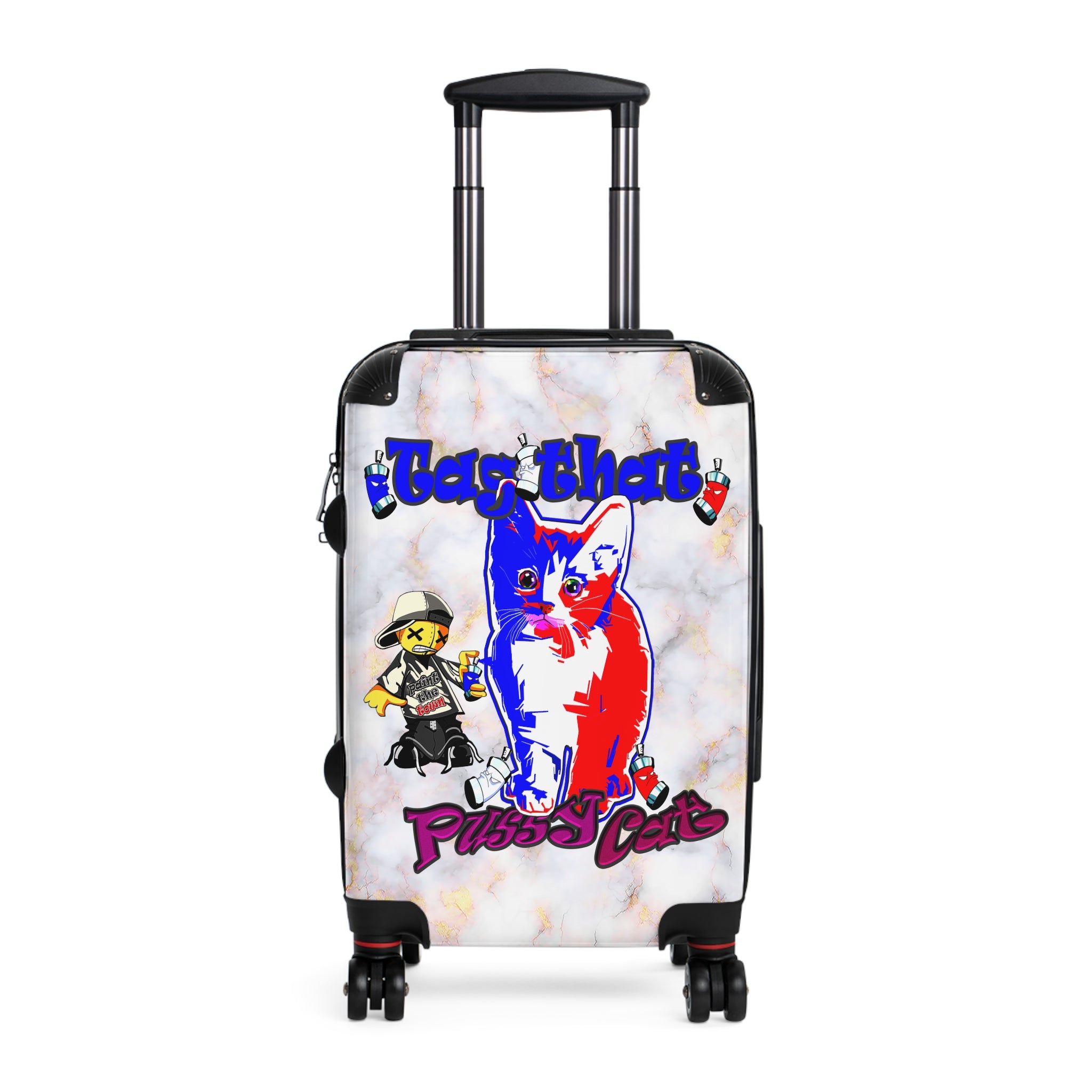 tag that - Suitcase (white marble)