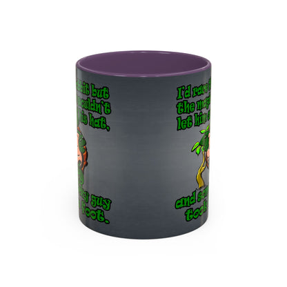 turtle race - Accent Mug (grey-light grey)