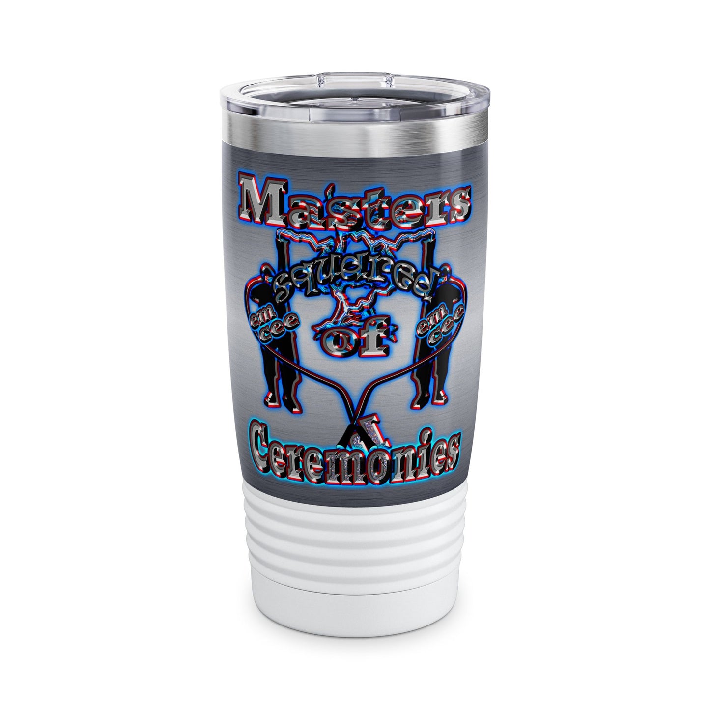 em cee squared - Ringneck Tumbler, 20oz (brushed nickel)
