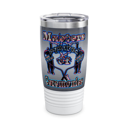 em cee squared - Ringneck Tumbler, 20oz (brushed nickel)