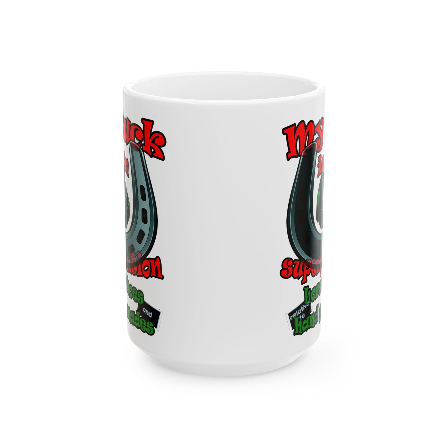 my luck - White Mug (white)