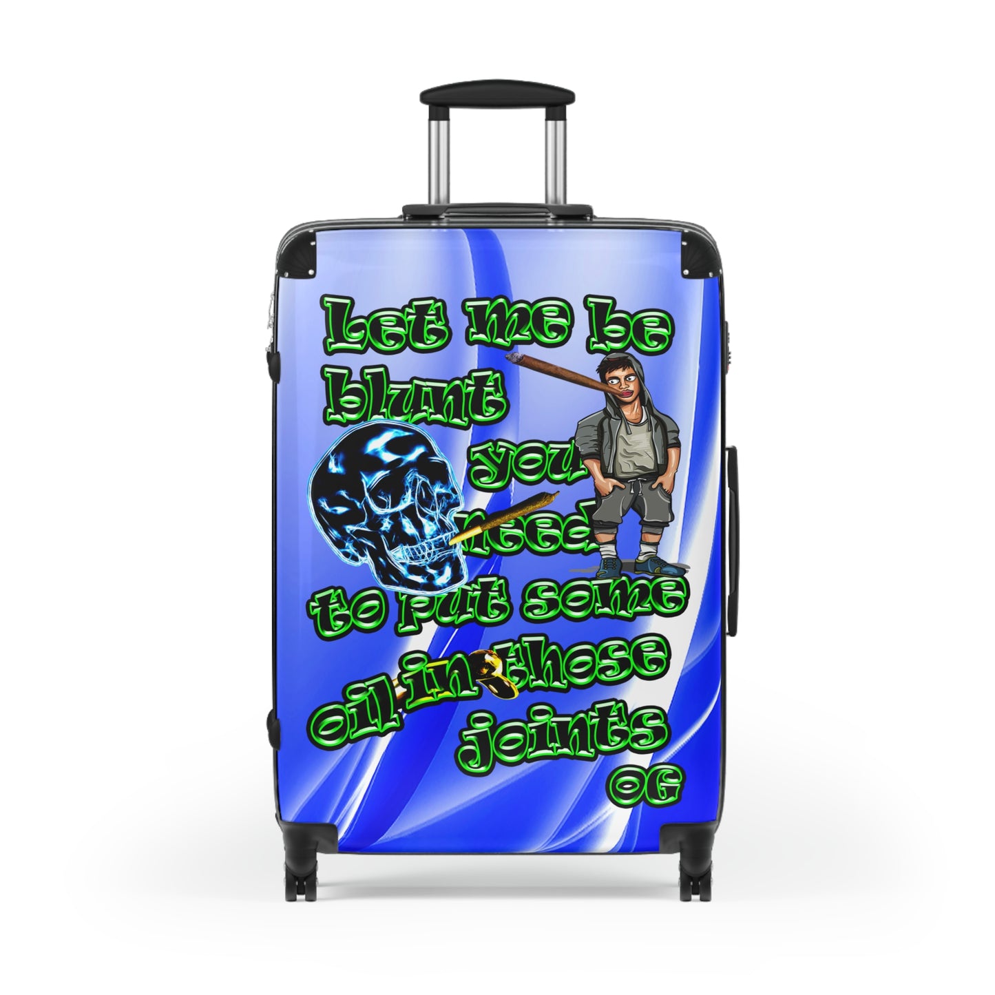 og - Suitcase (blue-white wave)