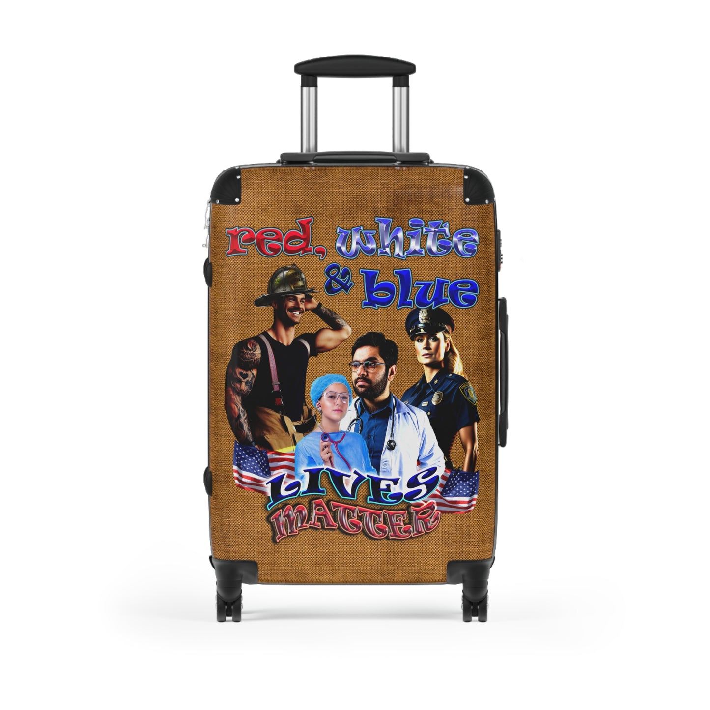 rw&b lives matter - Suitcase (brown papyrus)
