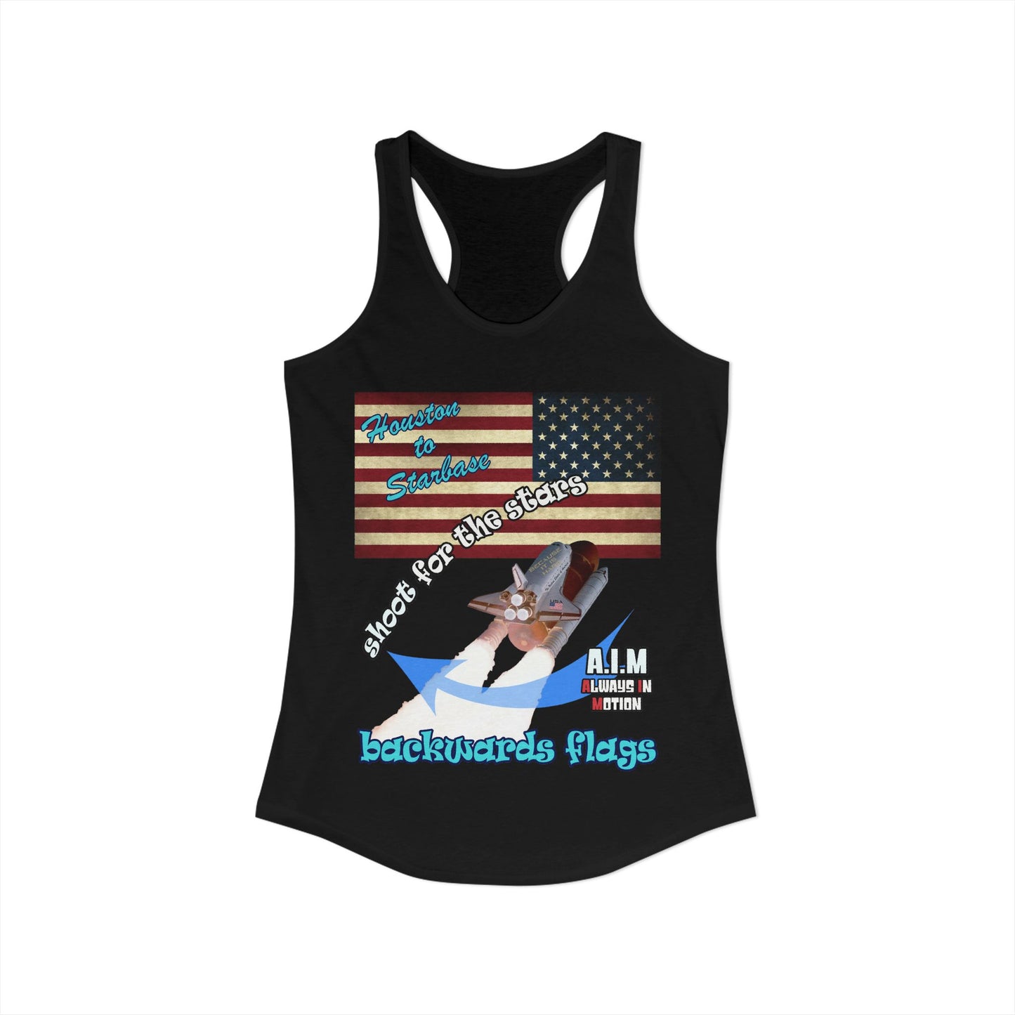 shoot for the stars - Women's Ideal Racerback Tank