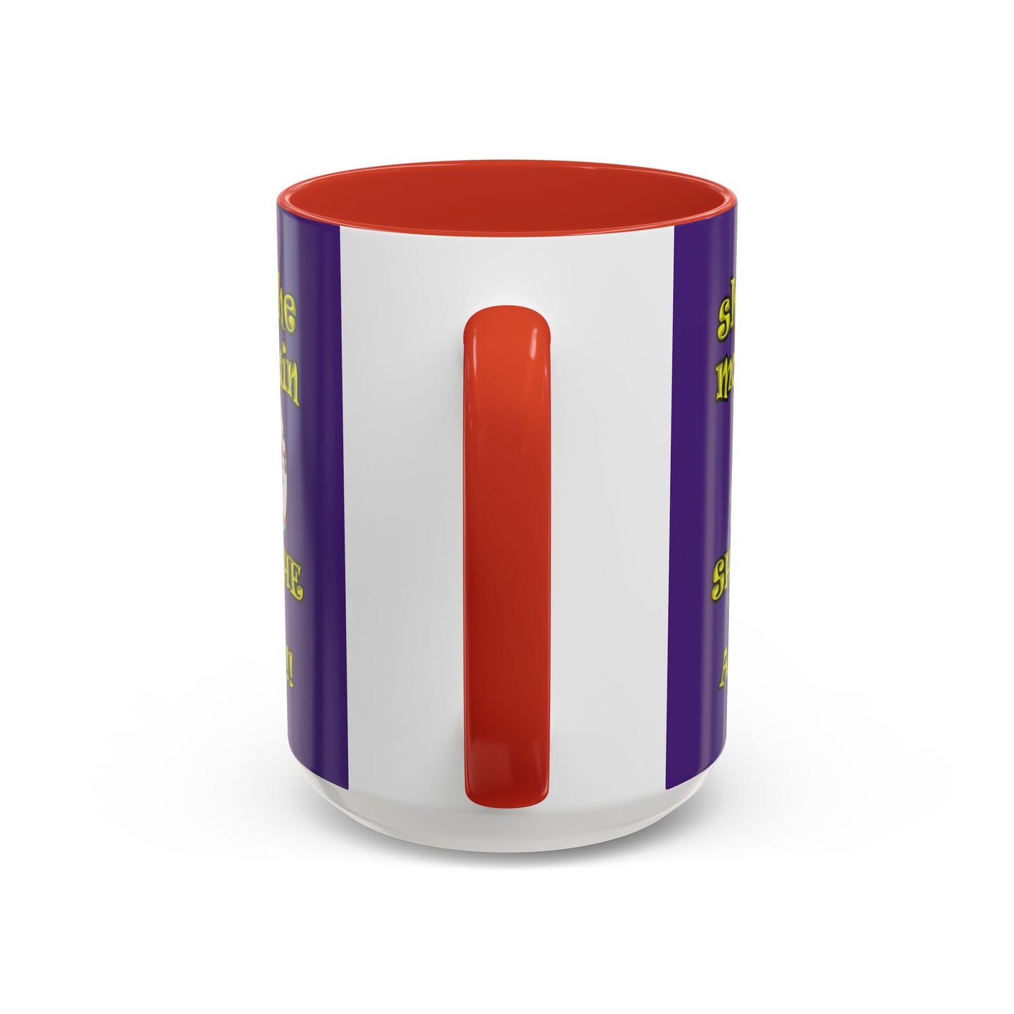 shoot the moon again - Accent Mug (purple)