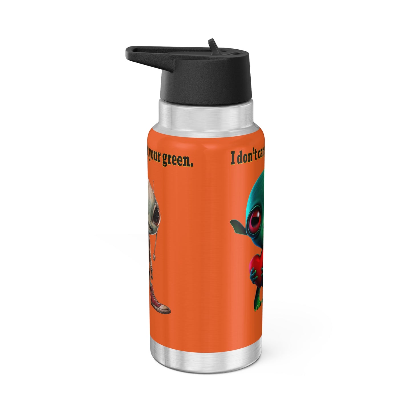 I don't care that your grey - Gator Tumbler, 32oz (orange)