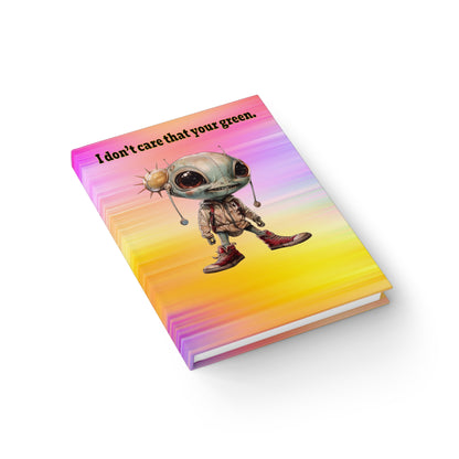 I don't care that your green - journal-blank (color blur)