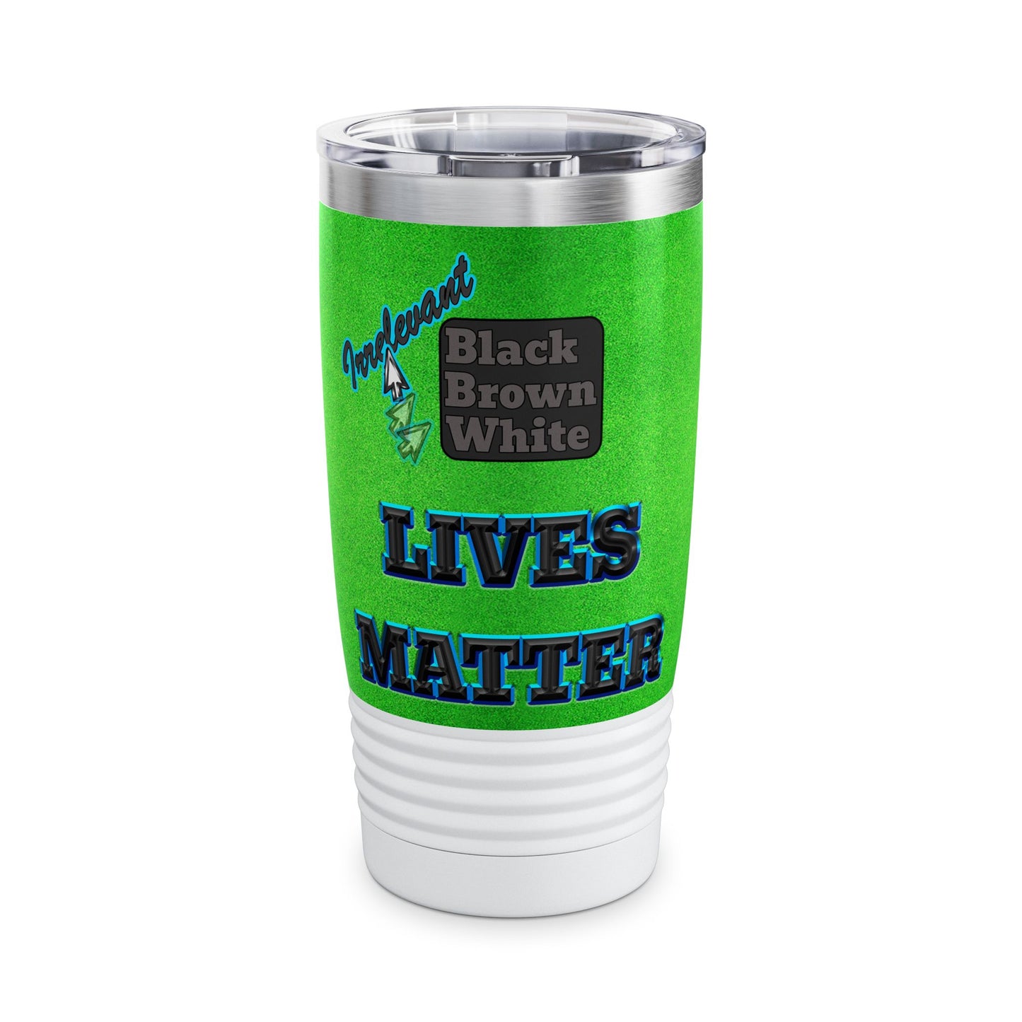 irrelevant - Ringneck Tumbler, 20oz (green turf)
