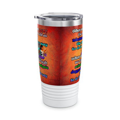 doggystyle - Ringneck Tumbler, 20oz (burnt orange)