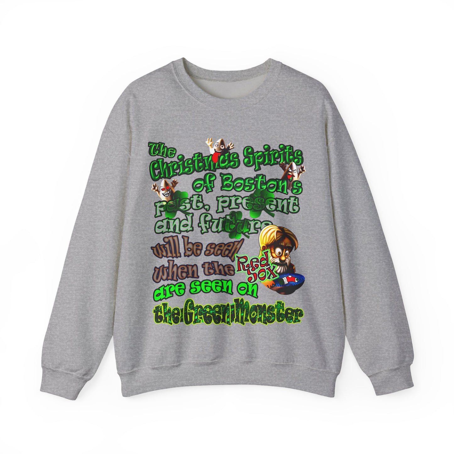 christmas spirits of boston - Unisex Heavy Blend™ Crewneck Sweatshirt