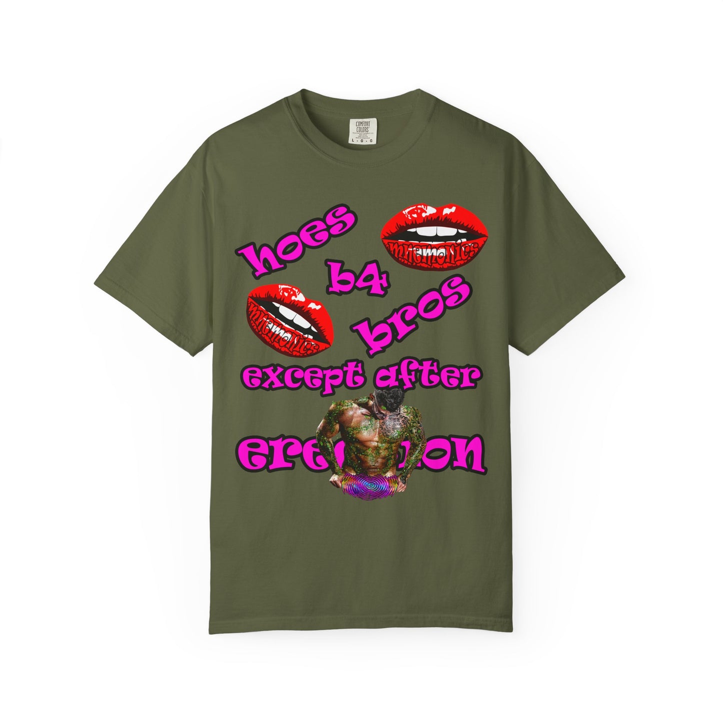 hoes b4 bros - Unisex Garment-Dyed T-shirt
