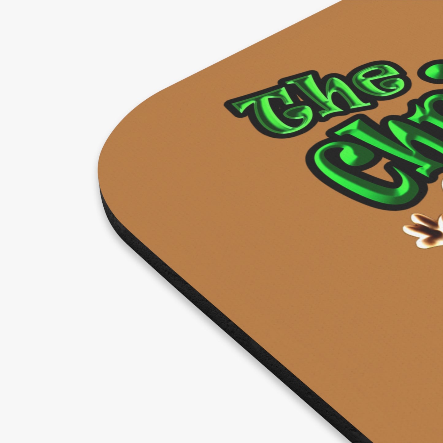 christmas spirits of boston - Mouse Pad (Rectangle) (light brown)