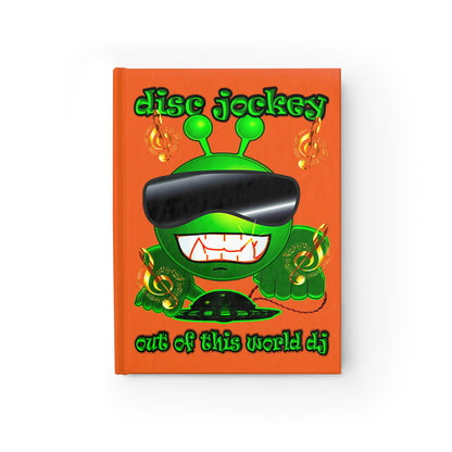disc jockey - journal-blank (orange)