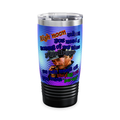 high noon - Ringneck Tumbler, 20oz (purple wave)