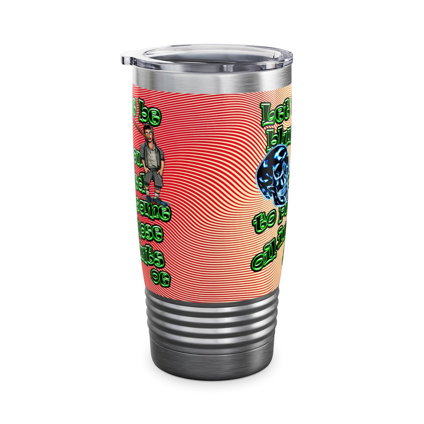 og - Ringneck Tumbler, 20oz (yellow-orange wave)