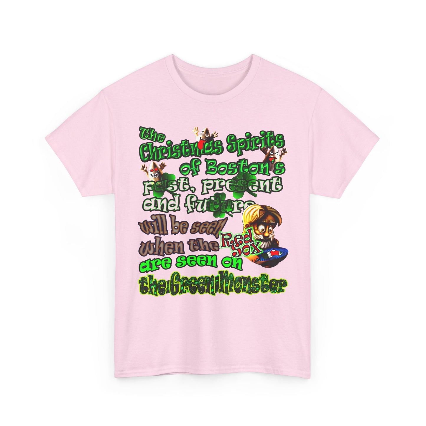 christmas spirits of boston - Unisex Heavy Cotton Tee