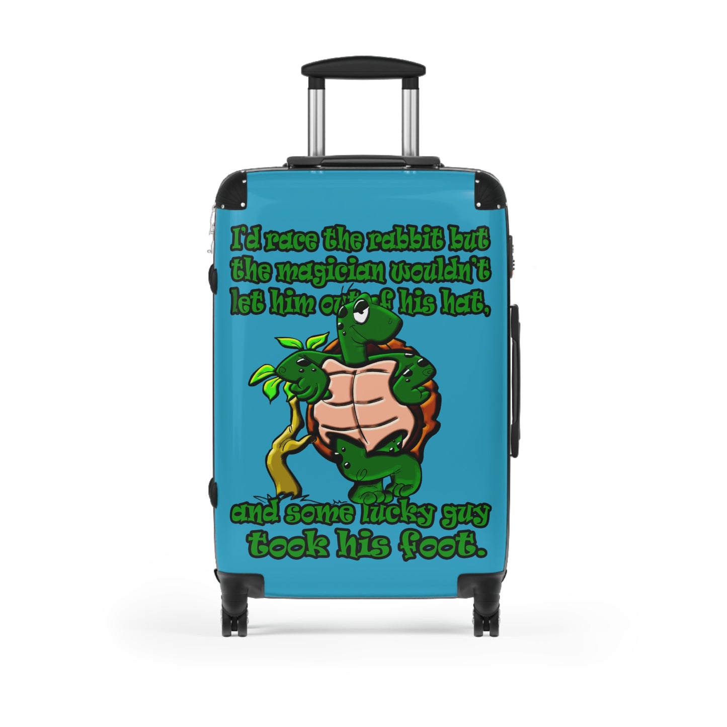 turtle race - Suitcase (turquoise)