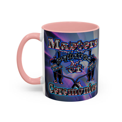em cee squared - Accent Mug (grey-pink wave)