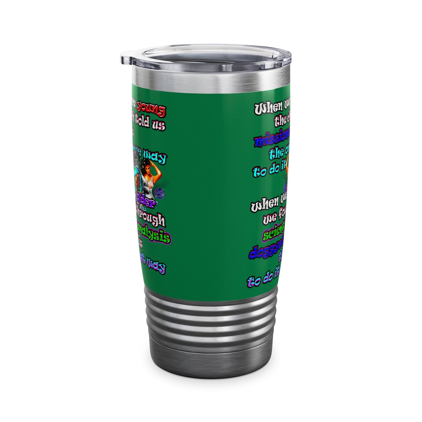 doggystyle - Ringneck Tumbler, 20oz (dark green)