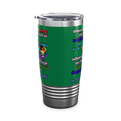 doggystyle - Ringneck Tumbler, 20oz (dark green)