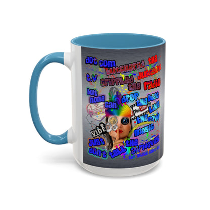 drop the beat - Accent Mug (brushed nickel)