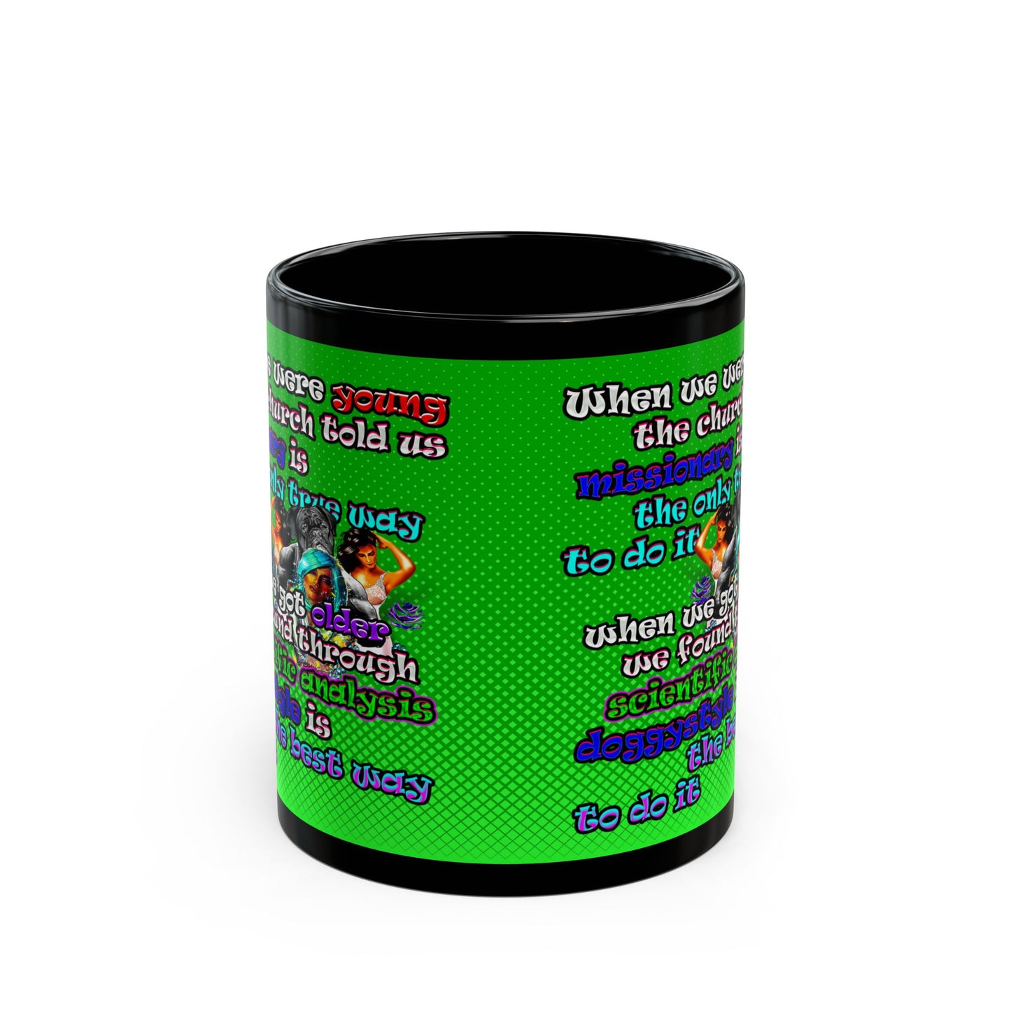doggystyle - Black Mug (logo green)