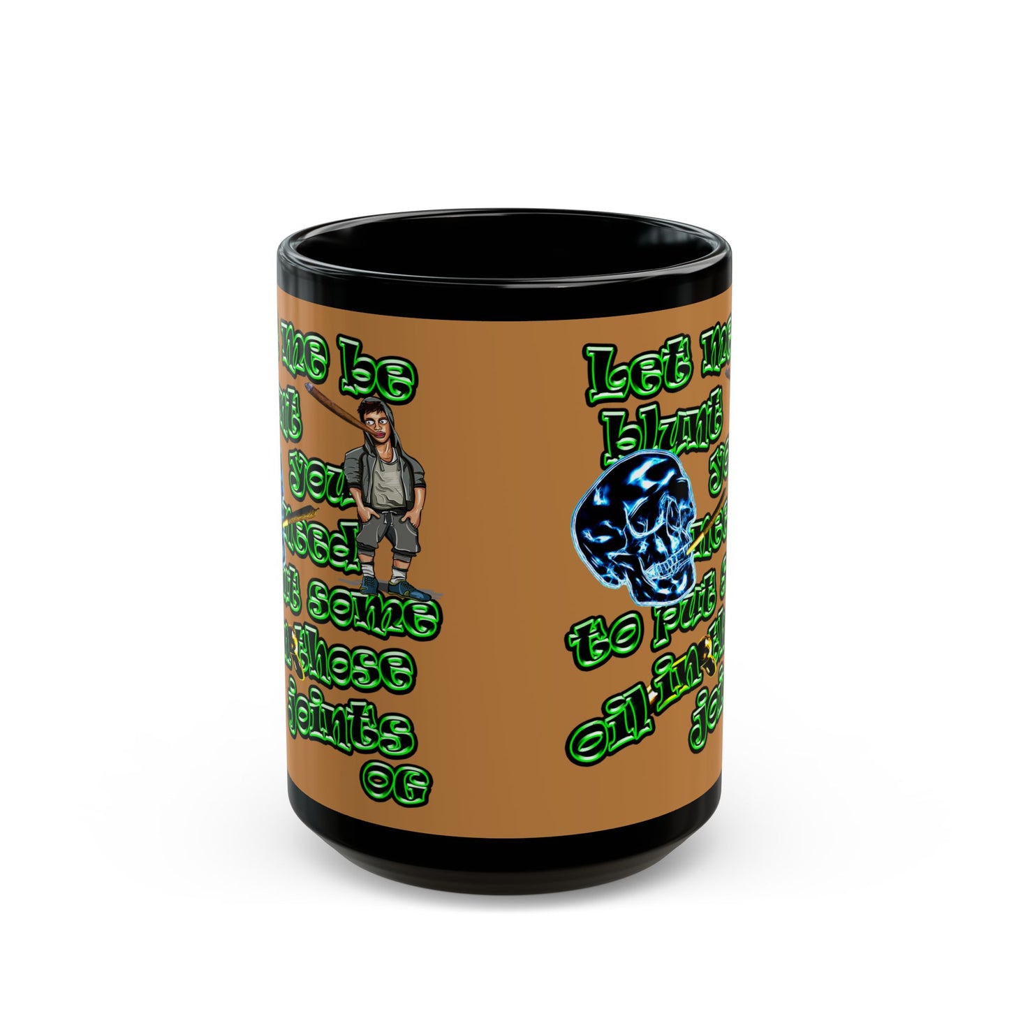 og - Black Mug (light brown)