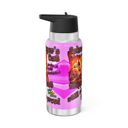 schrodinger's cat - Gator Tumbler, 32oz  (light blue-pink wave)
