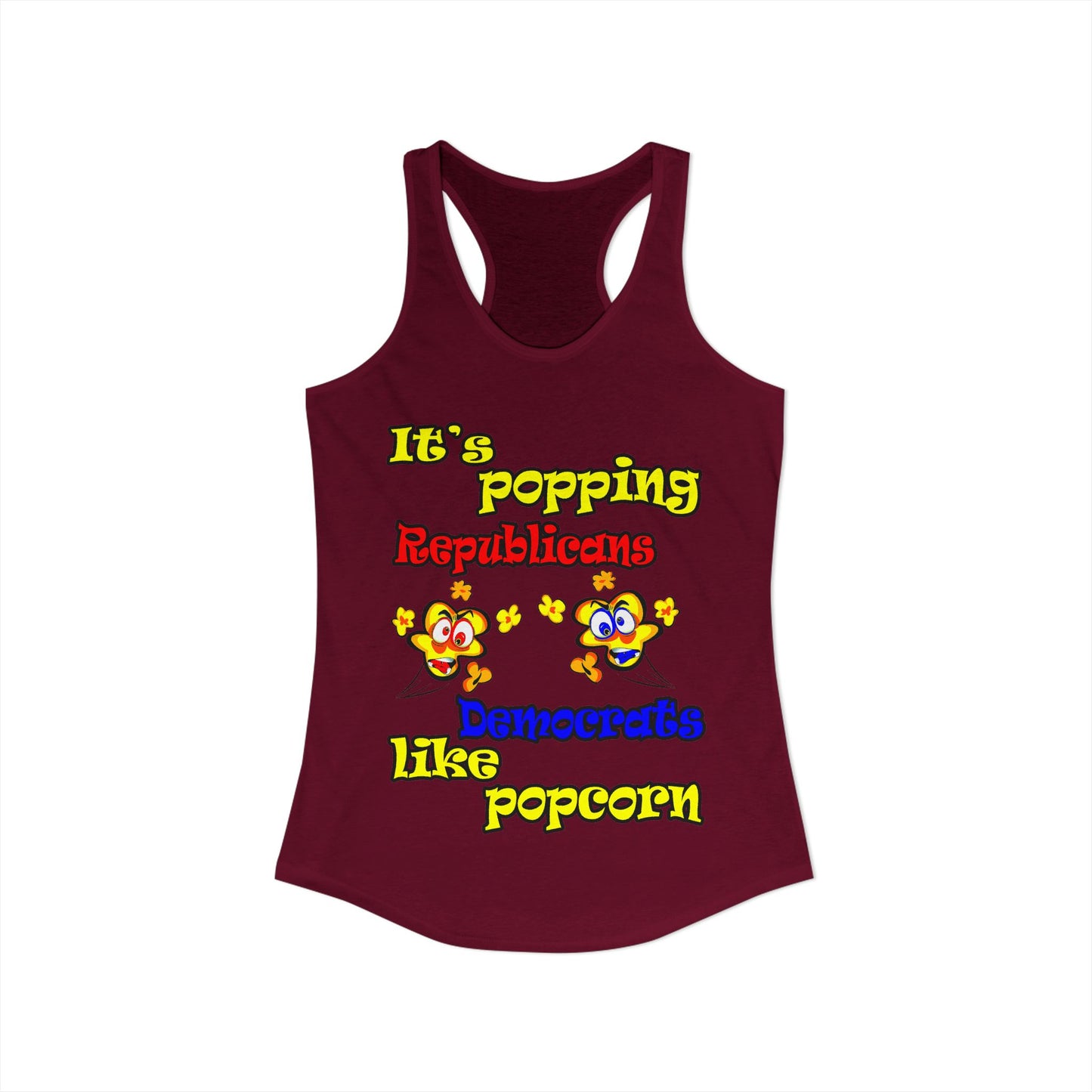 popping like popcorn - Women's Ideal Racerback Tank