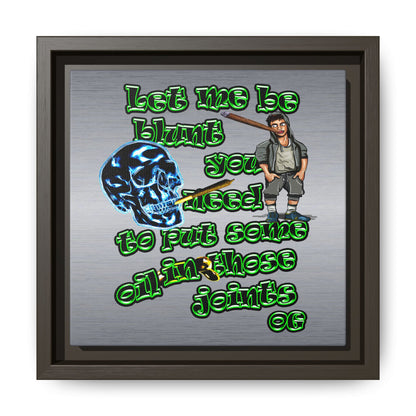 og - framed canvas art (brushed nickel)